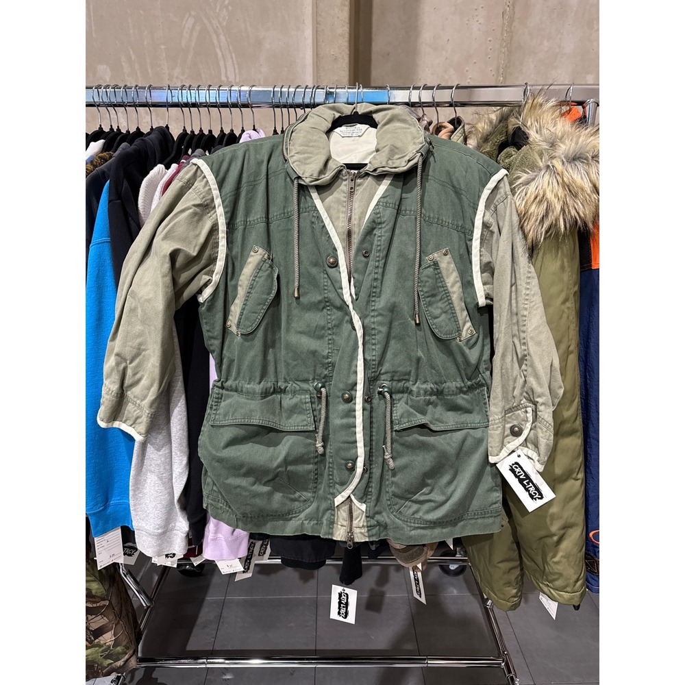 80's - 90's Vintage Towne London Fog‎ Utility Jacket Women Field Coat Medium